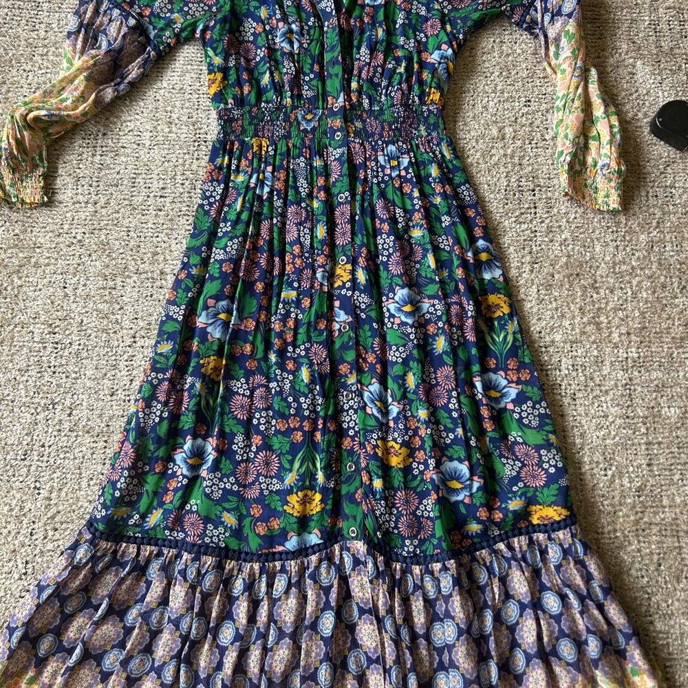 ANTHROPOLOGIE (MAEVE) Floral Multicolor Maxi Dress